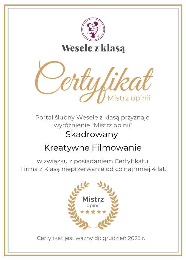 Mistrz Opinii – Wesele z klasą